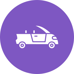 Convertible car icon