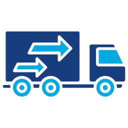 Cargo truck icon