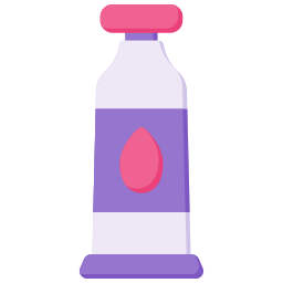 tubo de pintura icono