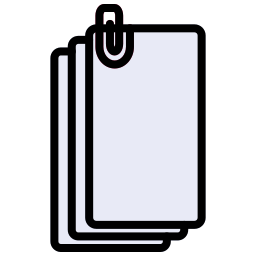 Paper clip icon