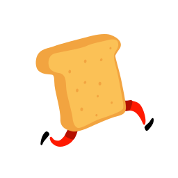 pão e manteiga Ícone