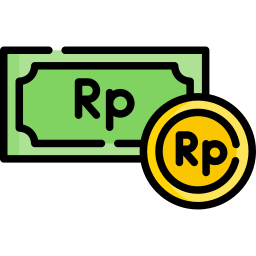 indonesische rupiah icon