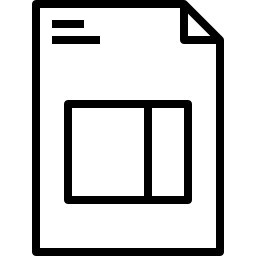 archivo gráfico icono