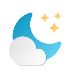 bewölkte nacht icon