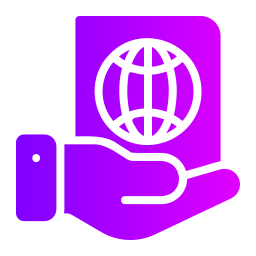 Passport control icon