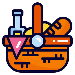 Picnic basket icon