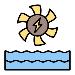 Hydro power icon