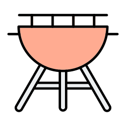 barbecue grill Icône