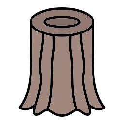 tronco d'albero icona