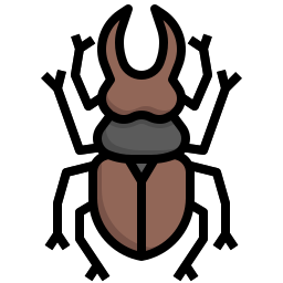escarabajo ciervo icono