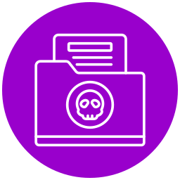 Infected folder icon