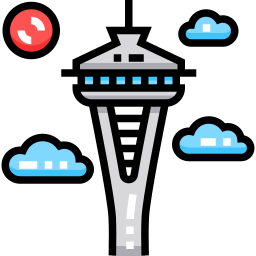 Space needle icon