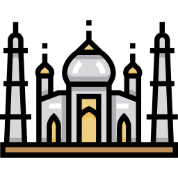 taj mahal icon