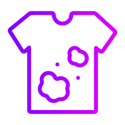 Dirty shirt icon