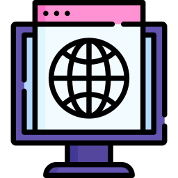 Digital world icon