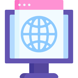 Digital world icon