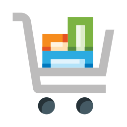 Trolley cart icon