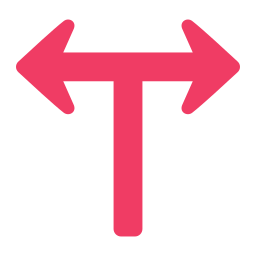 T junction icon