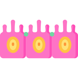 célula intestinal icono