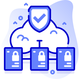 protección en la nube icono