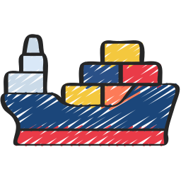 Cargo ship icon