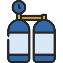 zuurstof tanks icoon