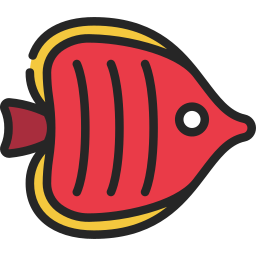 tropikalna ryba ikona