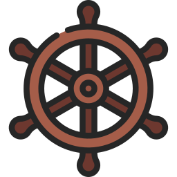 Steering wheel icon