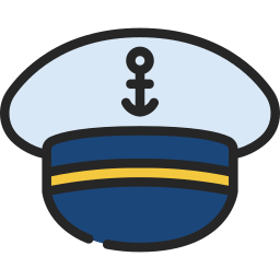 casquette capitaine Icône