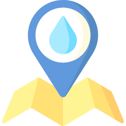 distribuzione geografica delle precipitazioni icona