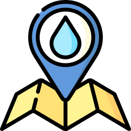 강우량 지리적 분포 icon