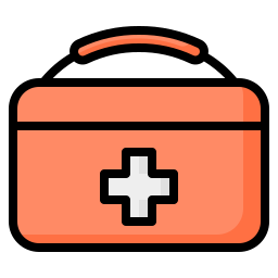 First aid kit icon