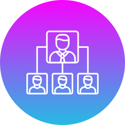 Organization structure icon