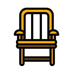 silla del comedor icono