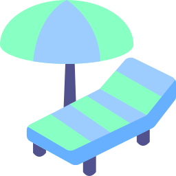 cama solar icono