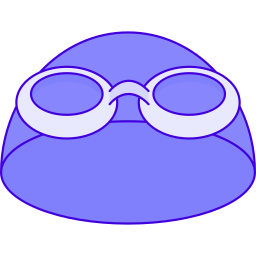 Swim cap icon