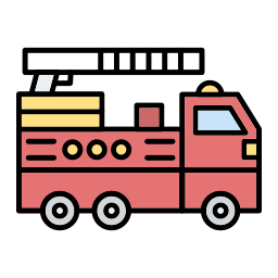 camion dei pompieri icona