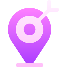 orientación geográfica icono