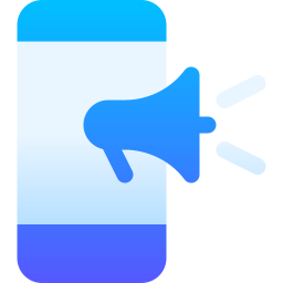 mobile werbung icon