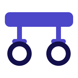 Gymnastic rings icon