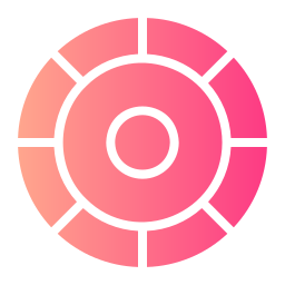 roda de cores Ícone