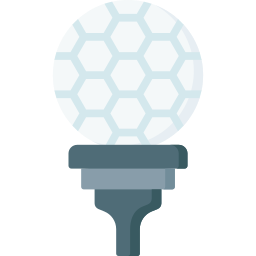 pelota de golf icono