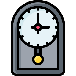 Vintage clock icon