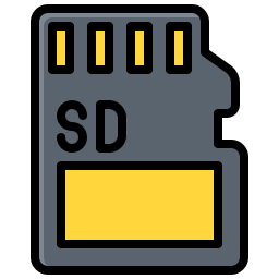 Micro sd card icon