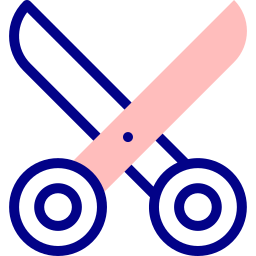 nożycowy ikona