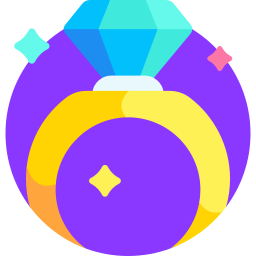 Diamond ring icon