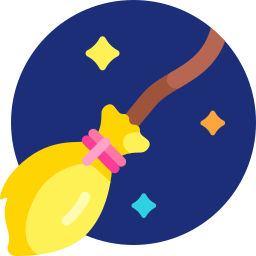 Magic broom icon