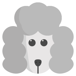 French poodle icon