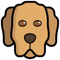 golden retriever icon