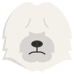 vecchio cane pastore inglese icona